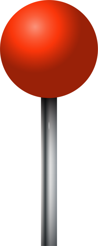 Red Pin Location Icon Illustration